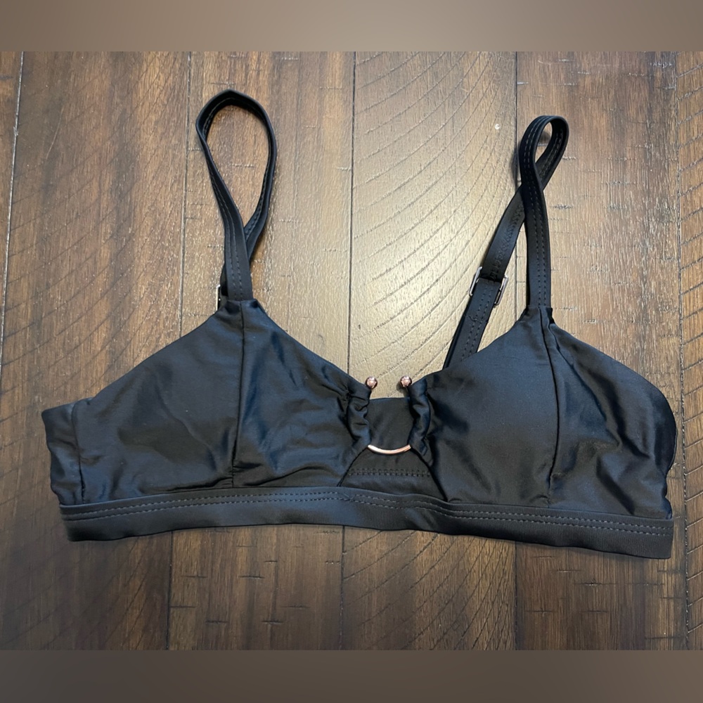 Black Swim Top